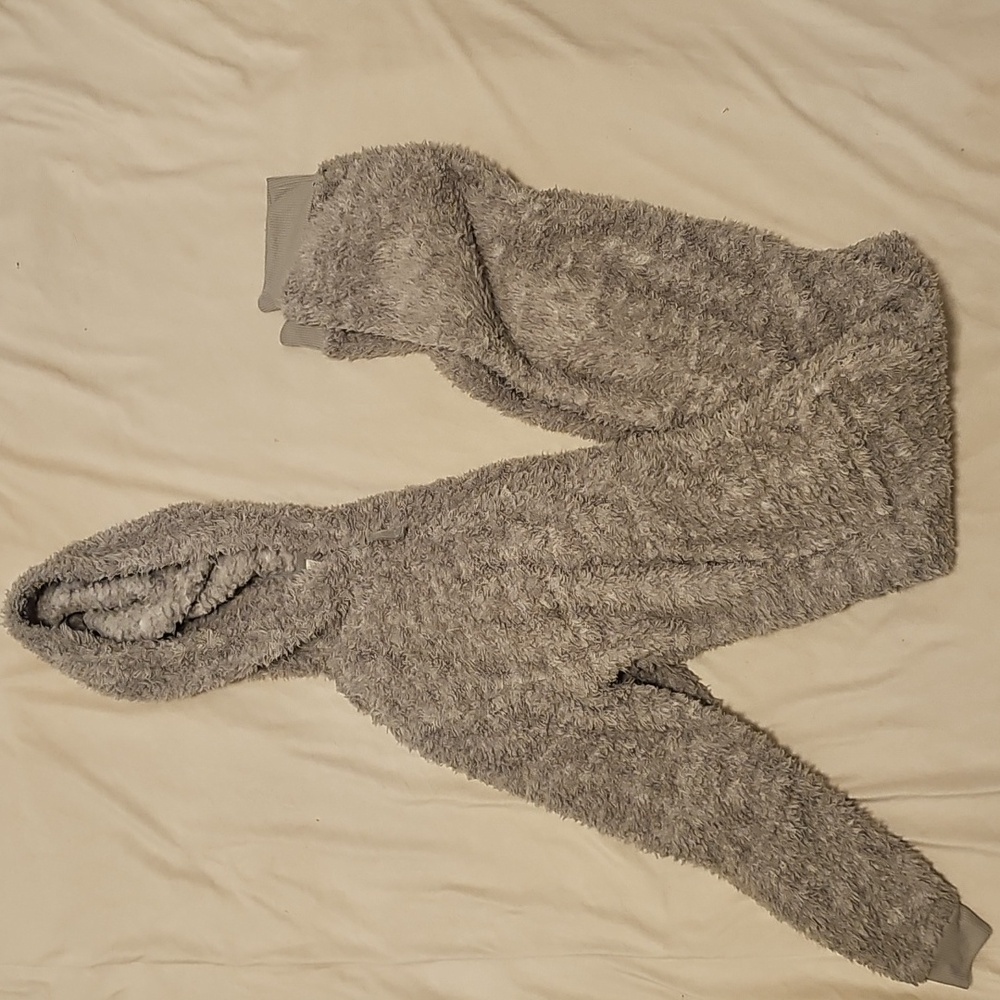 Grey Fleece Sleep Onesie
